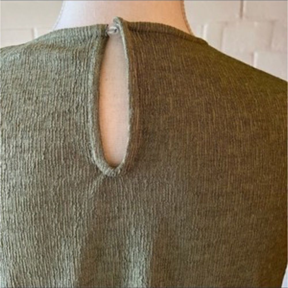 Maggy London Draped Sleeveless Dress Seafoam Green Sz 8 summer - Picture 7 of 10